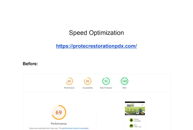 optimize your website for google pagespeed insights